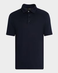 Men's Cotton and Cashmere Polo Shirt