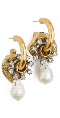 Elizabeth Cole Aurmia Earrings Pearl One Size