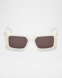 Rectangle Acetate Sunglasses