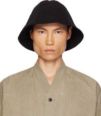Acne Studios Black Patch Bucket Hat