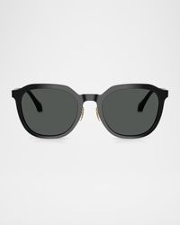 Men's VE4493D Round Sunglasses