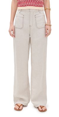 Madewell Patch Pocket Flare Pants Oat 14