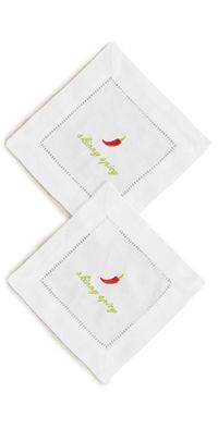 Abbode Skinny Spicy Napkin White One Size