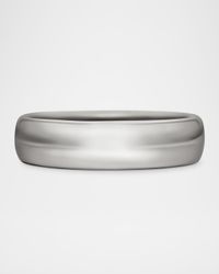 Men's DY Classic Band Ring in 18K Gold, 6mm