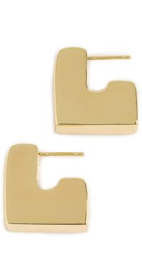 Martha Calvo Cube Earrings Gold One Size