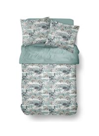 Today Linge De Maison - Parure de lit en coton - Taille 260x240 cm - Vert