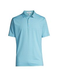Men's Crown Sport Jubilee Performance Jersey Polo Shirt - Jasper Blue - Size XXL