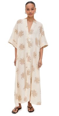 OAS Tangelo Linen Dress Hazel Ember XS/S