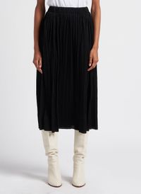 Grace Et Mila - Jupe midi plissée - Taille L - Noir