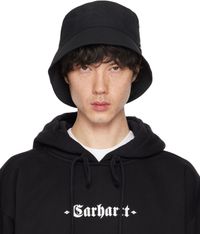 Carhartt Work In Progress Black Clapton Bucket Hat