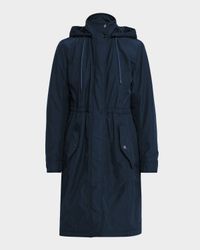 Water-Resistant Parka with Detachable Hood