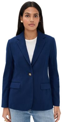 STYLEST Casual Stretch Blazer Navy S
