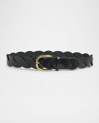 Zigza Leather Belt