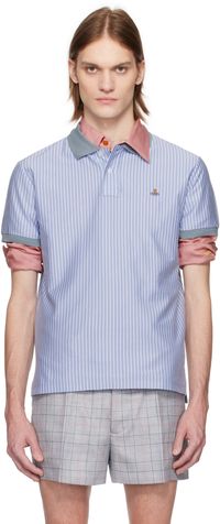 Vivienne Westwood Blue & White Classic Polo