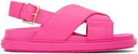 Marni Pink Fussbett Sandals
