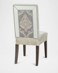 Brittany Mirrored Trim Dining Chair