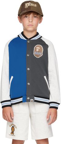 BAPE Enfant | Blouson aviateur multicolore à logo