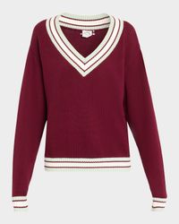 Josette V-Neck Knit Sweater