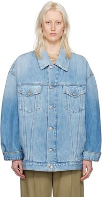 Acne Studios Blue Oversized Denim Jacket