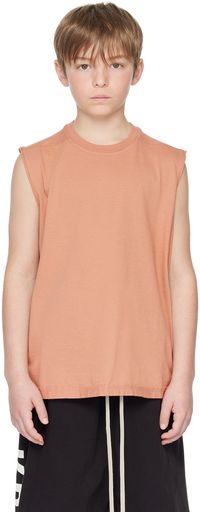 Rick Owens Kids Pink Tarp Tank Top