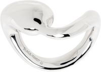 Maria Black Silver Splash Ring
