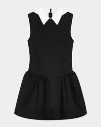 Collared A-Line Mini Dress