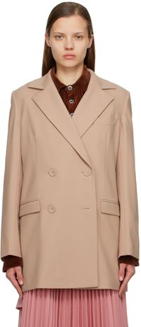 ANNA QUAN Tan Alessandra Blazer