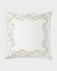 Carducci Scroll Border Euro Sham, 26"Sq.