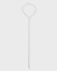 14k Baby Pearl Long Lariat Necklace