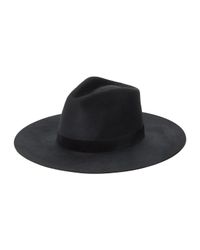 Korin Wide-Brim Wool Fedora