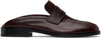 Maison Margiela Mules de style flâneur de ville bourgogne à bout Tabi