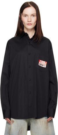 VETEMENTS Black 'For Rent' Shirt