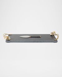 Anemone Small Cheese Board with Spreader