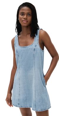 BLANKNYC Summertime Dress Light Indigo L