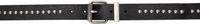 Palm Angels Black Linear Studs Belt