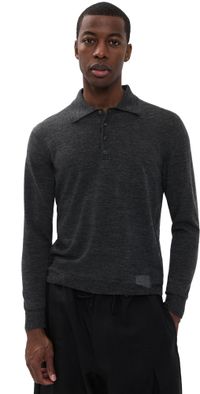 Maison Margiela Polo Shirt Pullover Medium Grey L