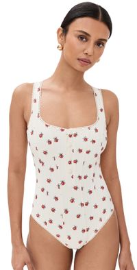STAUD Renee One Piece Ladybugs L