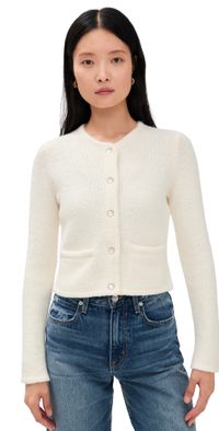 Joe's Jeans The Talia Cardigan Jacket Ecru XL