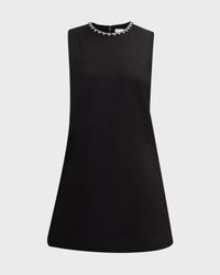 Crystal Heart Backless Mini Dress