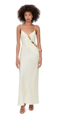 Lioness About A Girl Maxi Dress Butter Yellow XL