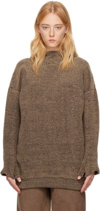Isa Boulder Brown Towel Hoodie