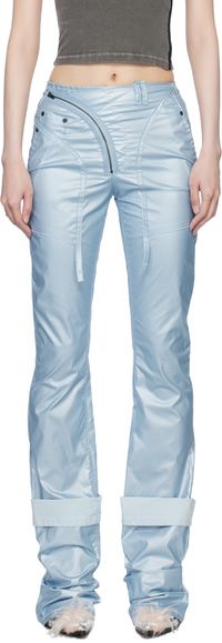 Ottolinger Blue Coated Open Back Trousers