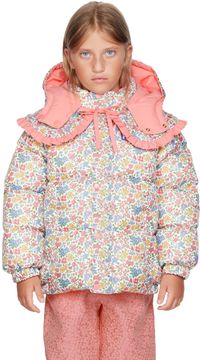 FLAKIKI SSENSE Exclusive Kids Reversible White Liberty Kiki Goose Puffer Jacket