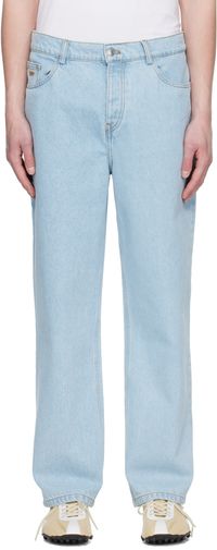 Maison Kitsuné Jean décontracté bleu
