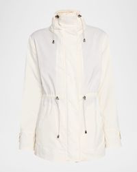 Lightweight Jacket With Concealed Hood