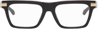 Versace Black Rectangular Glasses