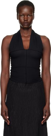 Baserange Black Cinder Halter Top