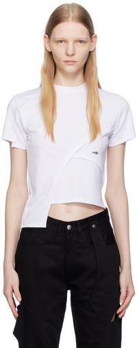HELIOT EMIL White Deconstructed T-Shirt