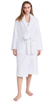 Barefoot Dreams CozyChic Adult Robe White 1