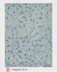 Botanica Hand-Tufted Turquoise Rug, 10' x 14'